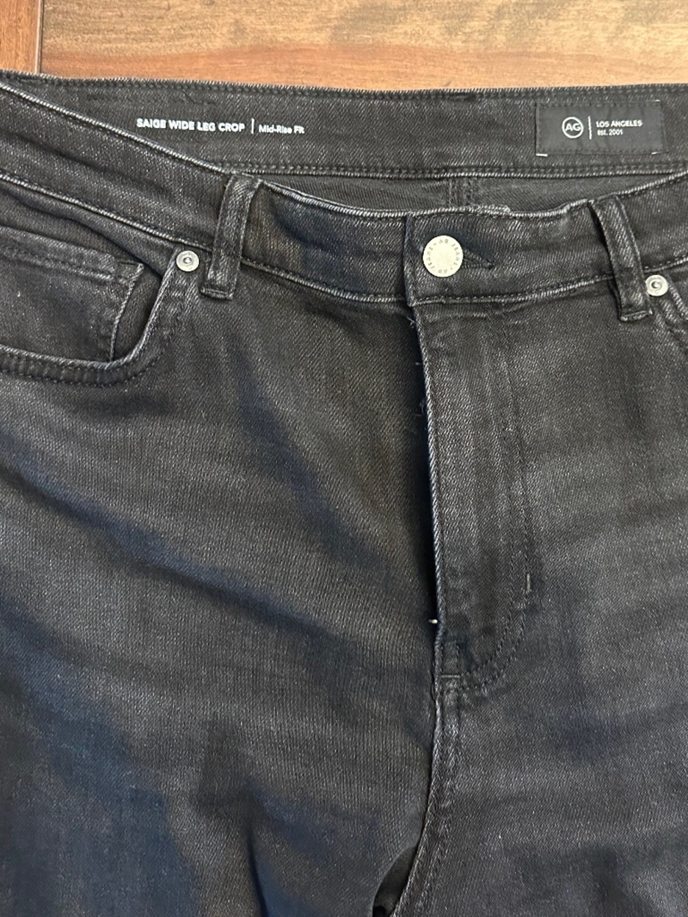 AG Saige wide leg crop